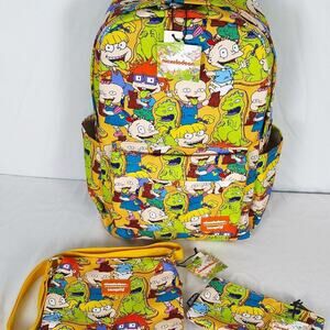Loungefly Nickelodeon Rugrats Bkpk Crossbody & Pencil Bag Set of 3 RARE nwt 2020
